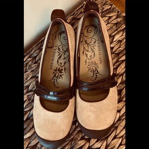 Merrell Plaza Bandeau Cark Taupe Mary Jane